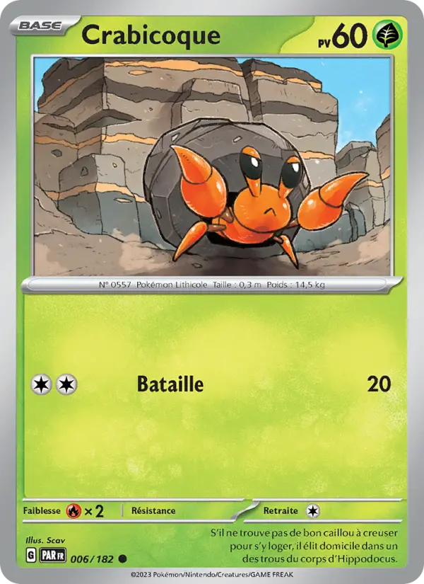 Crabicoque — carte 006 de l’extension Faille Paradoxe