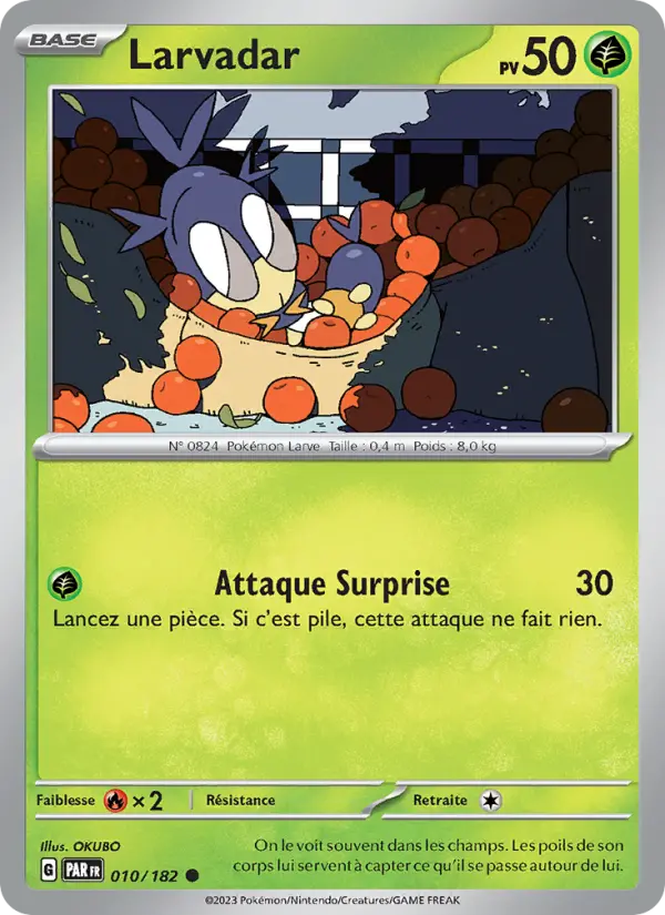 Larvadar — carte 010 de l’extension Faille Paradoxe