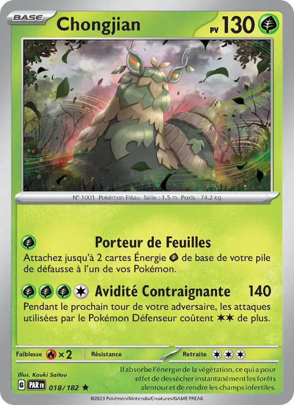 Chongjian — carte 018 de l’extension Faille Paradoxe
