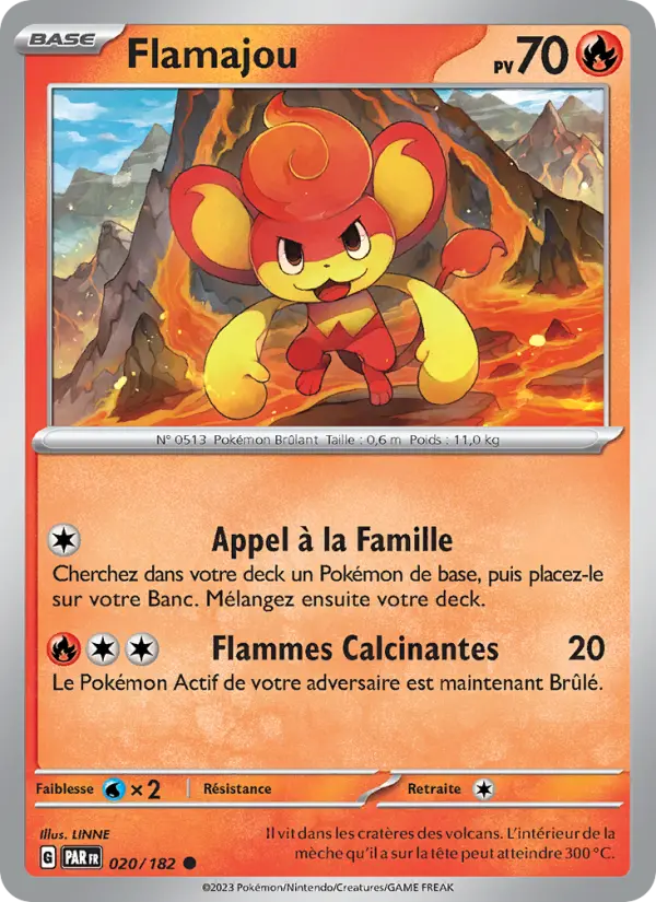 Flamajou — carte 020 de l’extension Faille Paradoxe