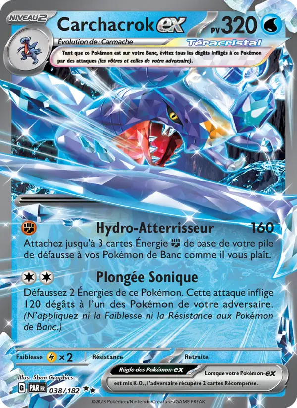 Carchacrok-ex — carte 038 de l’extension Faille Paradoxe