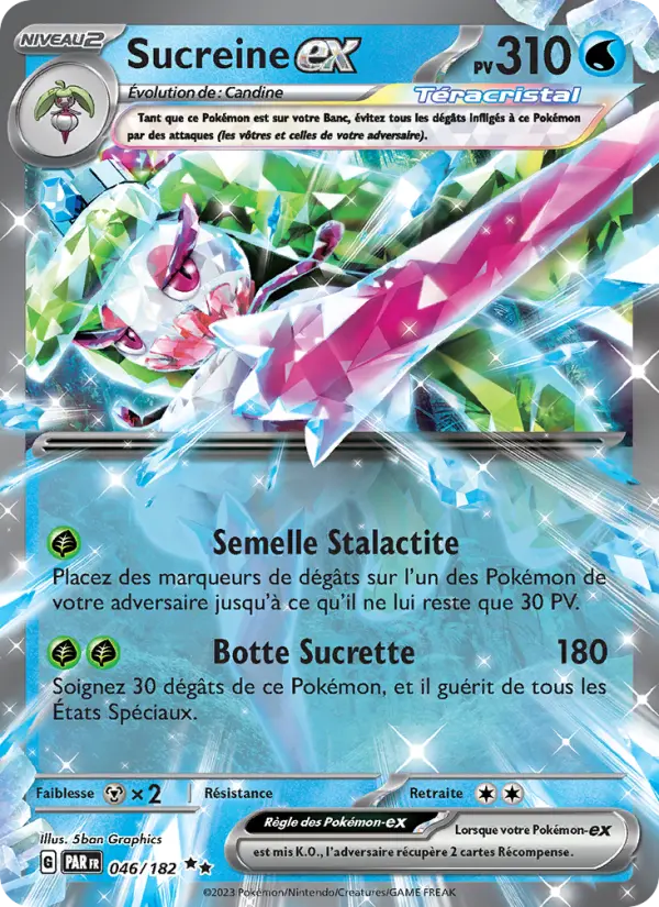 Sucreine-ex — carte 046 de l’extension Faille Paradoxe