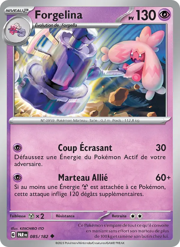 Forgelina — carte 085 de l’extension Faille Paradoxe