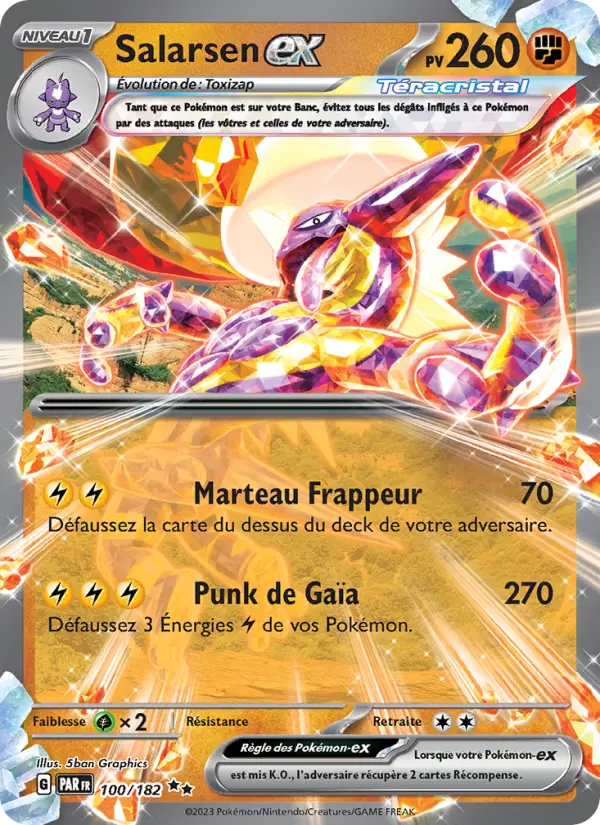 Salarsen-ex — carte 100 de l’extension Faille Paradoxe