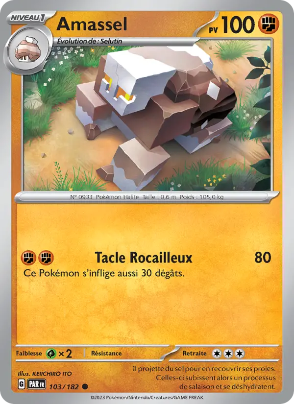 Amassel — carte 103 de l’extension Faille Paradoxe