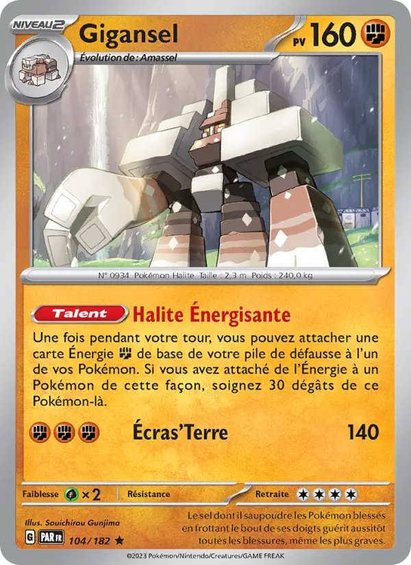 Gigansel — carte 104 de l’extension Faille Paradoxe
