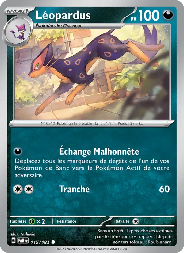 Léopardus — carte 115 de l’extension Faille Paradoxe