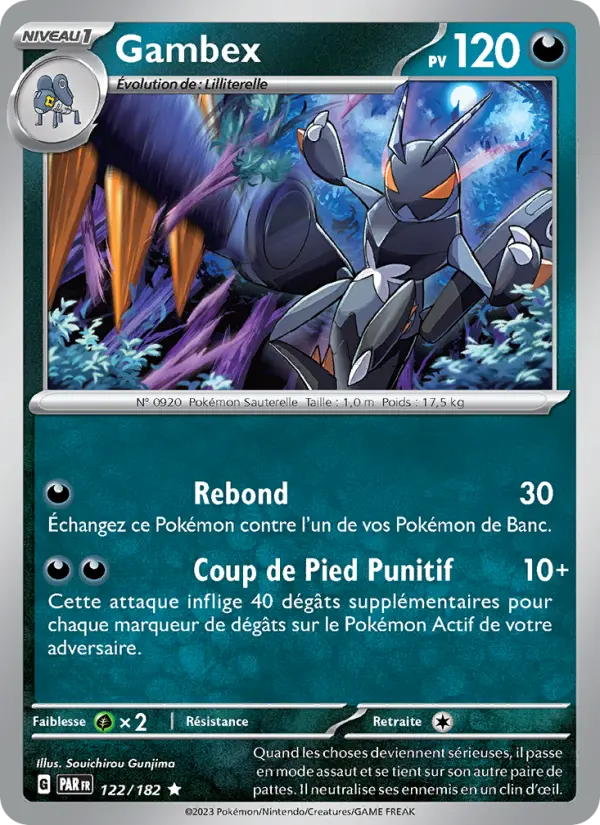 Gambex — carte 122 de l’extension Faille Paradoxe