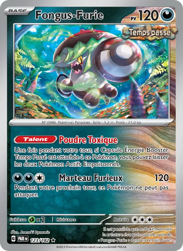 Fongus-Furie — carte 123 de l’extension Faille Paradoxe