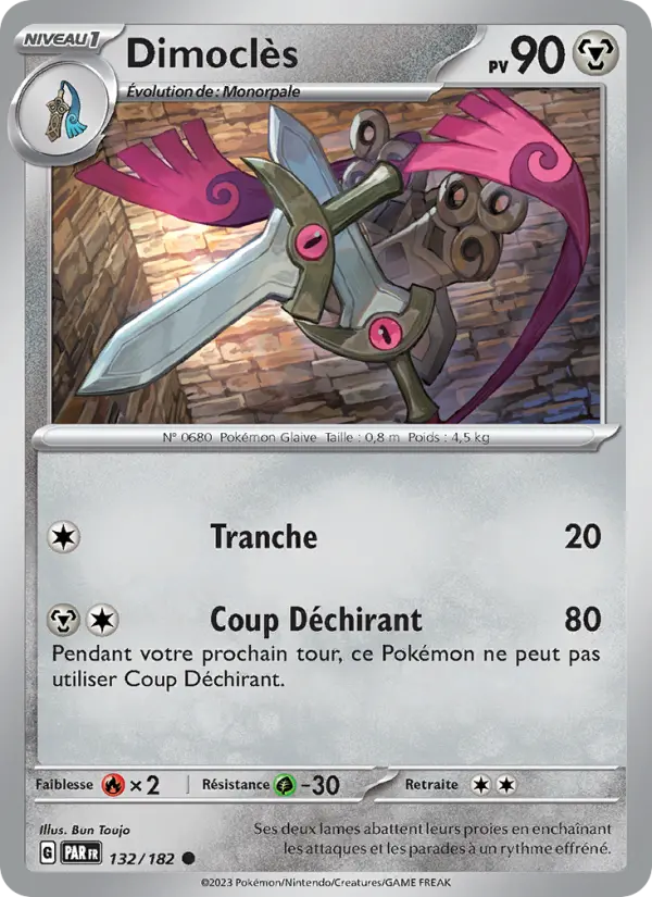Dimoclès — carte 132 de l’extension Faille Paradoxe