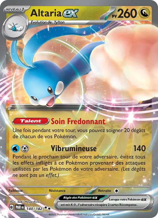 Altaria-ex — carte 140 de l’extension Faille Paradoxe
