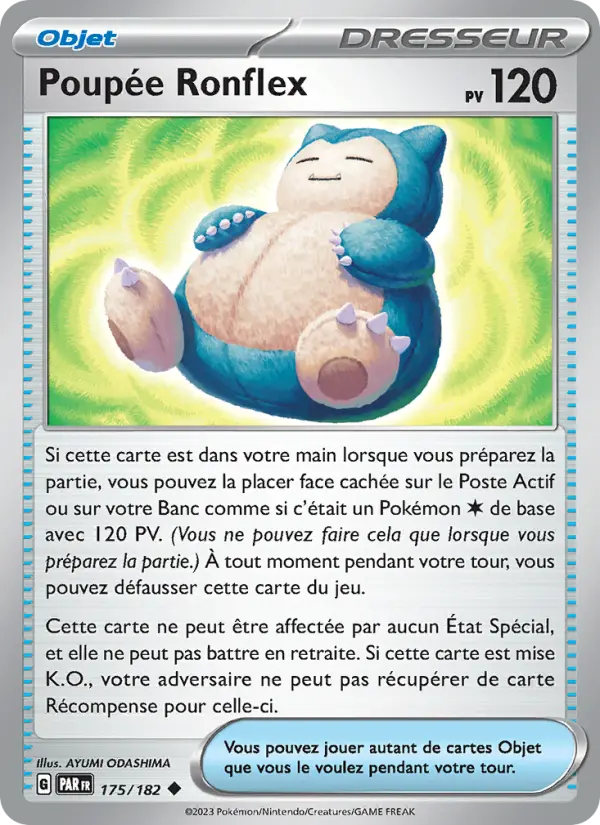 Poupée Ronflex — carte 175 de l’extension Faille Paradoxe
