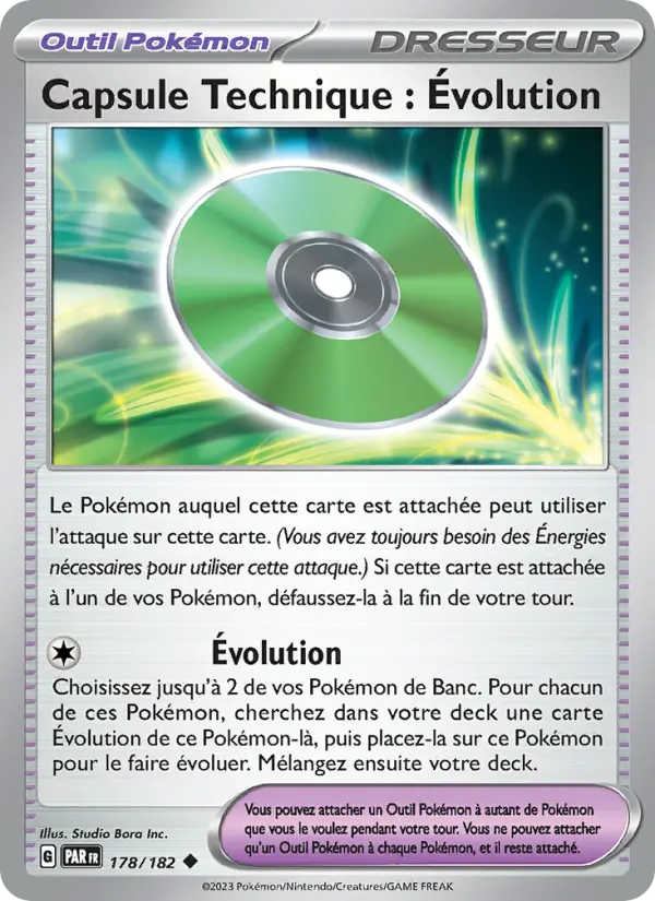 Capsule Technique : Évolution — carte 178 de l’extension Faille Paradoxe