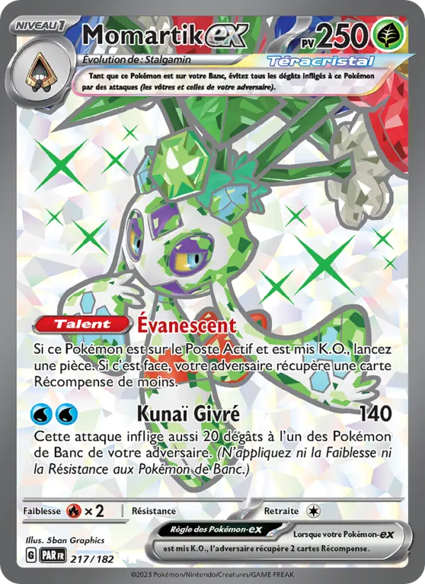 Momartik-ex — carte 217 de l’extension Faille Paradoxe