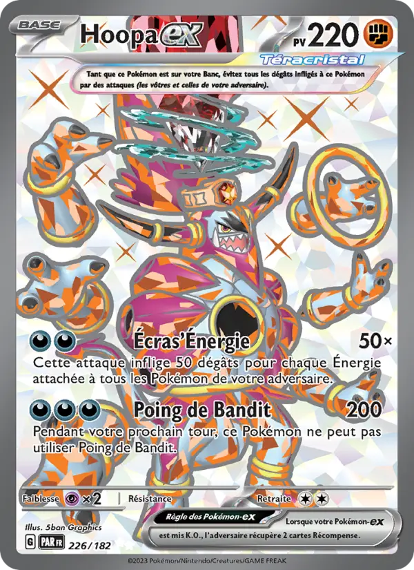 Hoopa-ex — carte 226 de l’extension Faille Paradoxe