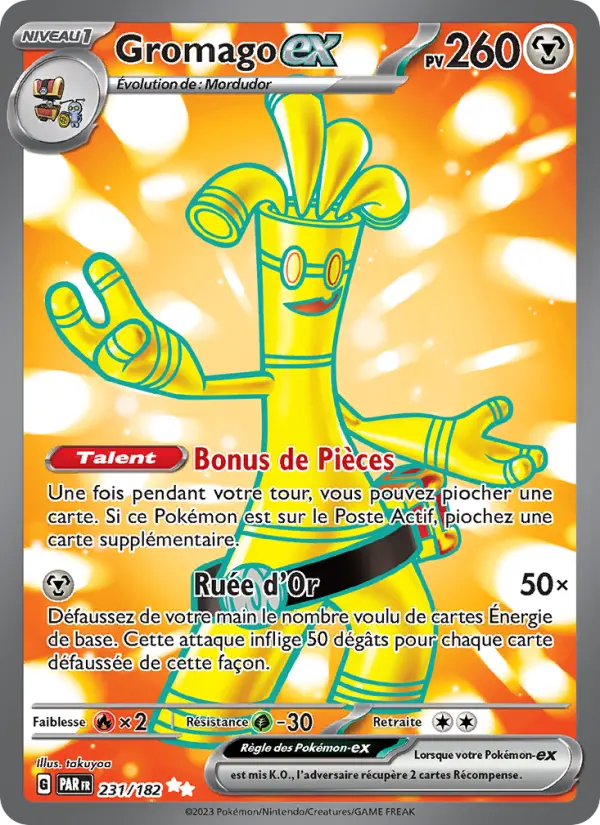 Gromago-ex — carte 231 de l’extension Faille Paradoxe