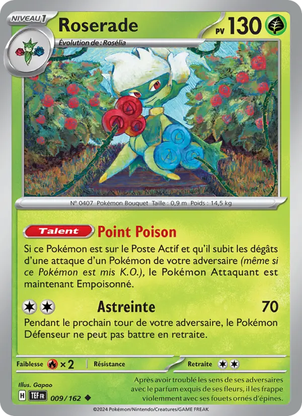 Roserade — carte 009 de l’extension Forces Temporelles