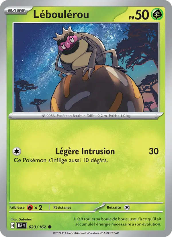 Léboulérou — carte 023 de l’extension Forces Temporelles