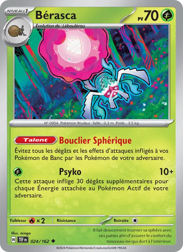 Bérasca — carte 024 de l’extension Forces Temporelles