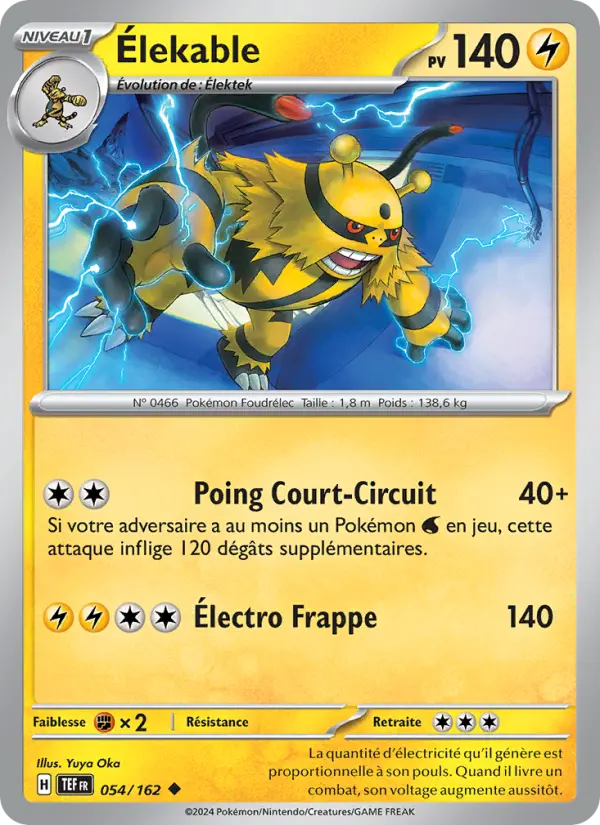 Élekable — carte 054 de l’extension Forces Temporelles
