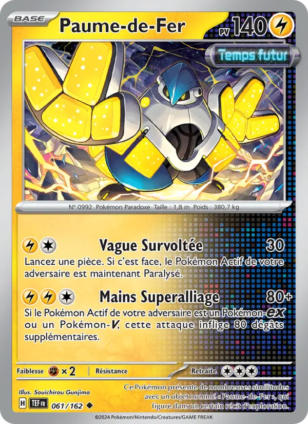 Paume-de-Fer — carte 061 de l’extension Forces Temporelles