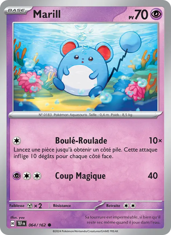 Marill — carte 064 de l’extension Forces Temporelles