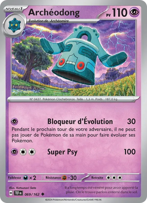 Archéodong — carte 069 de l’extension Forces Temporelles