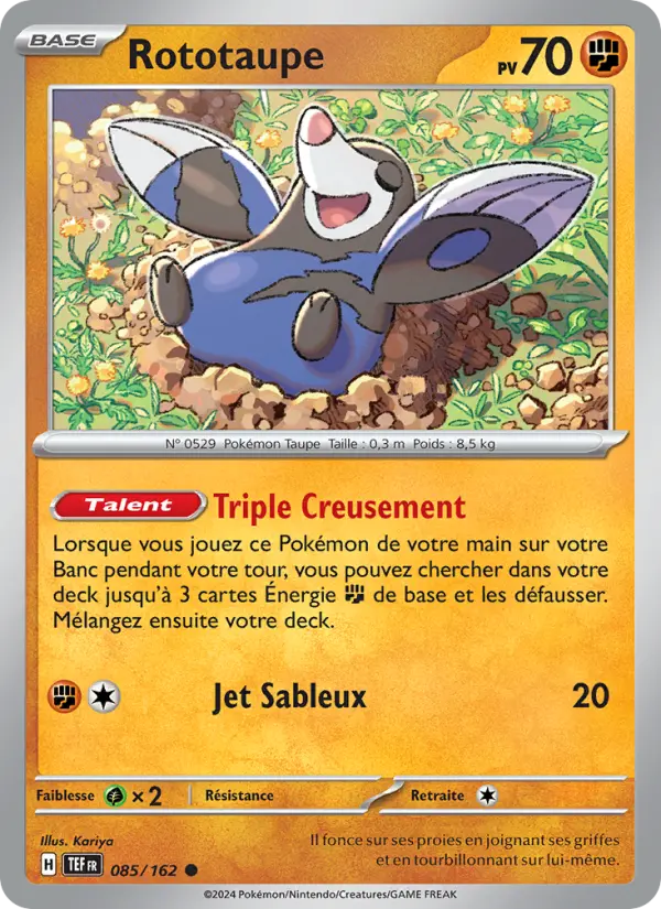 Rototaupe — carte 085 de l’extension Forces Temporelles