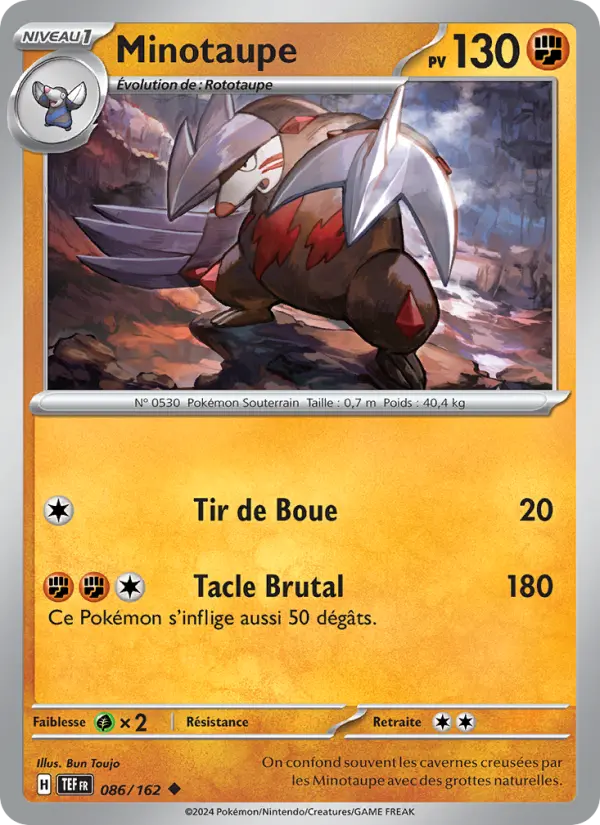 Minotaupe — carte 086 de l’extension Forces Temporelles