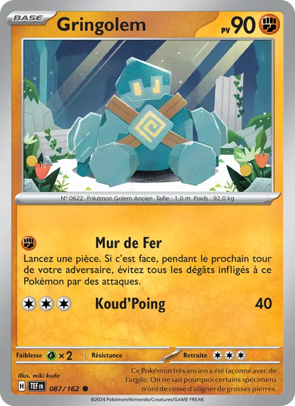 Gringolem — carte 087 de l’extension Forces Temporelles