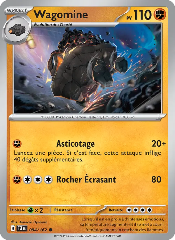Wagomine — carte 094 de l’extension Forces Temporelles
