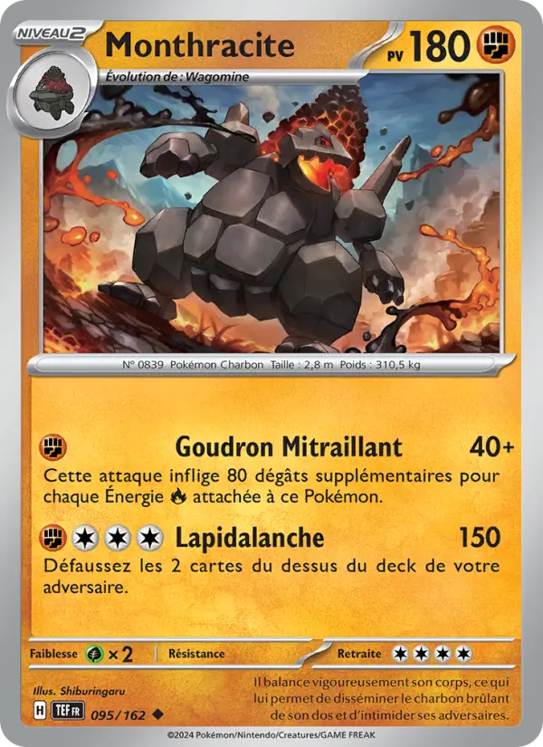 Monthracite — carte 095 de l’extension Forces Temporelles