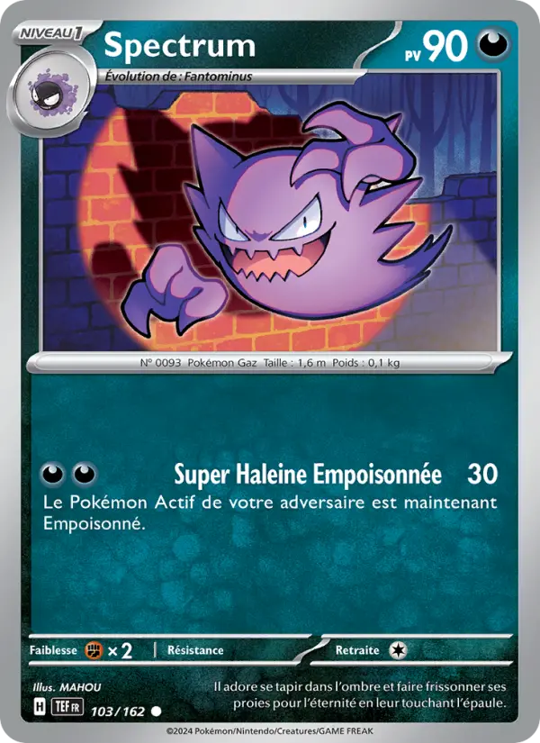 Spectrum — carte 103 de l’extension Forces Temporelles