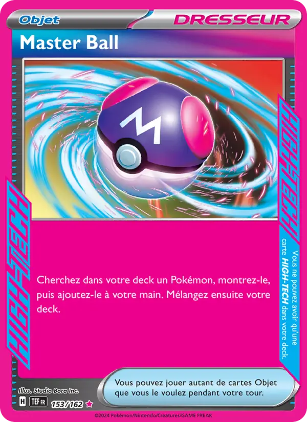 Master Ball — carte 153 de l’extension Forces Temporelles