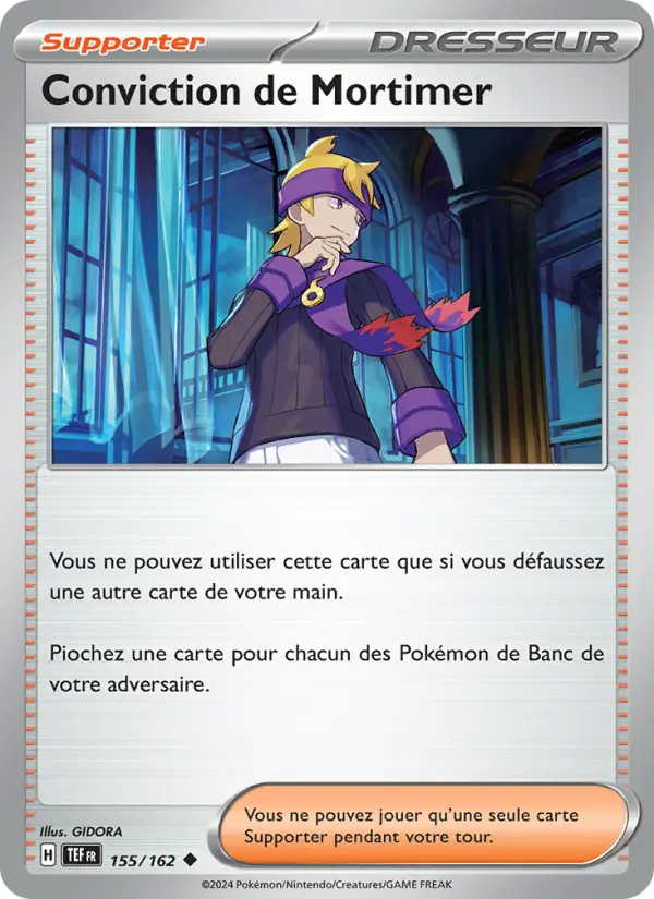 Conviction de Mortimer — carte 155 de l’extension Forces Temporelles