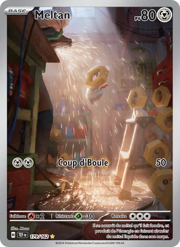 Meltan — carte 179 de l’extension Forces Temporelles