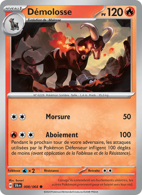 Démolosse — carte 008 de l’extension Fable Nébuleuse
