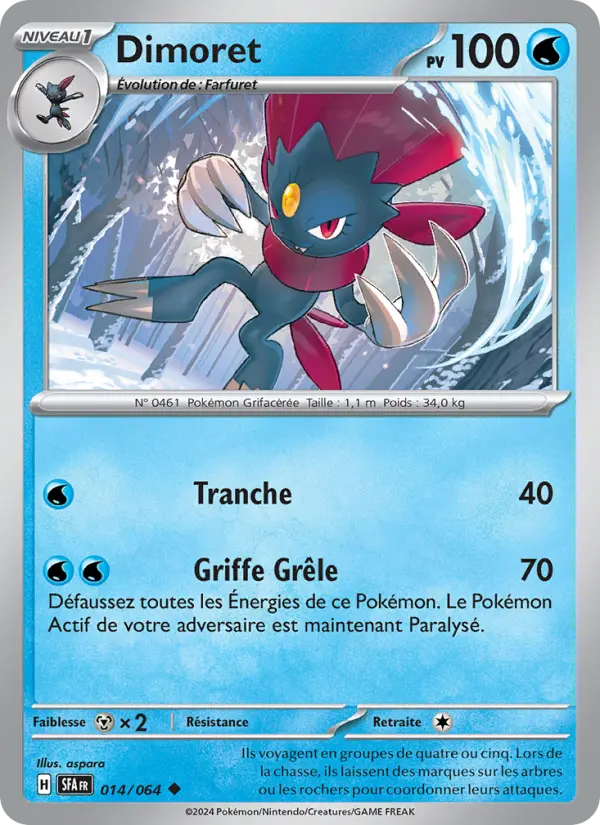 Dimoret — carte 014 de l’extension Fable Nébuleuse