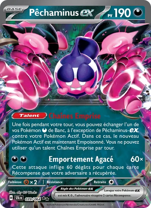 Pêchaminus-ex — carte 039 de l’extension Fable Nébuleuse