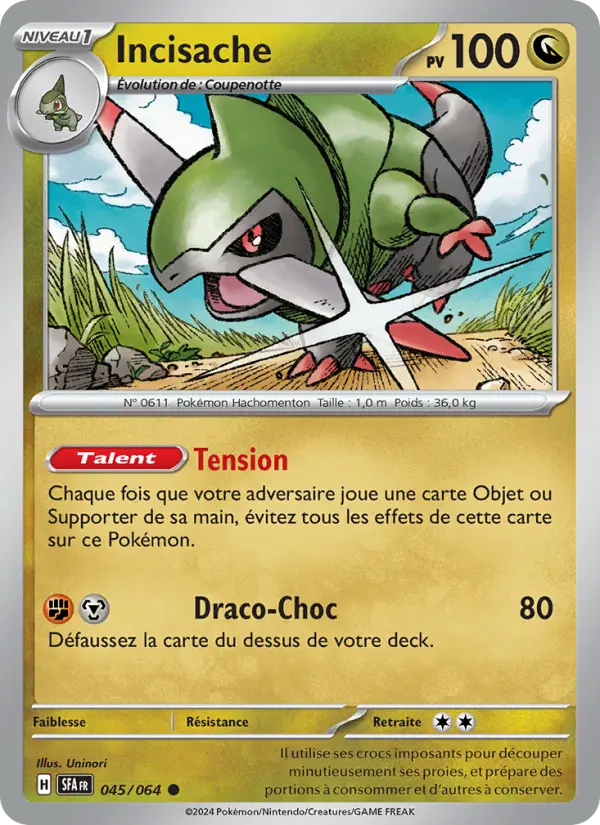 Incisache — carte 045 de l’extension Fable Nébuleuse