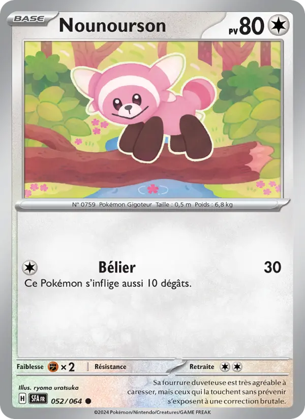 Nounourson — carte 052 de l’extension Fable Nébuleuse