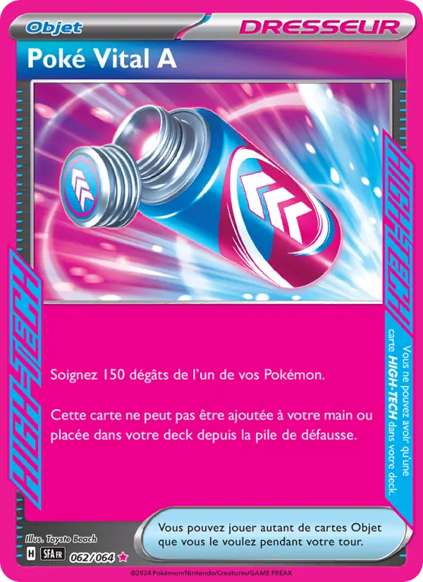 Poké Vital A — carte 062 de l’extension Fable Nébuleuse