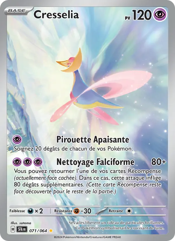 Cresselia — carte 071 de l’extension Fable Nébuleuse