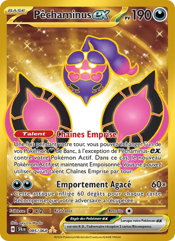 Pêchaminus-ex — carte 095 de l’extension Fable Nébuleuse