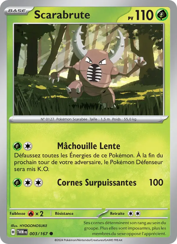 Scarabrute — carte 003 de l’extension Mascarade Crépusculaire