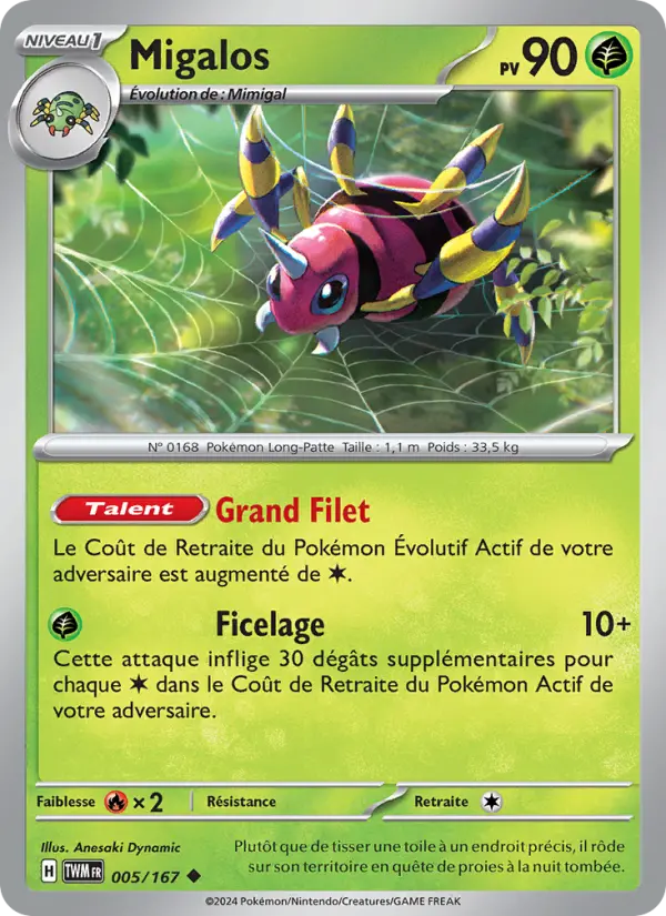 Migalos — carte 005 de l’extension Mascarade Crépusculaire