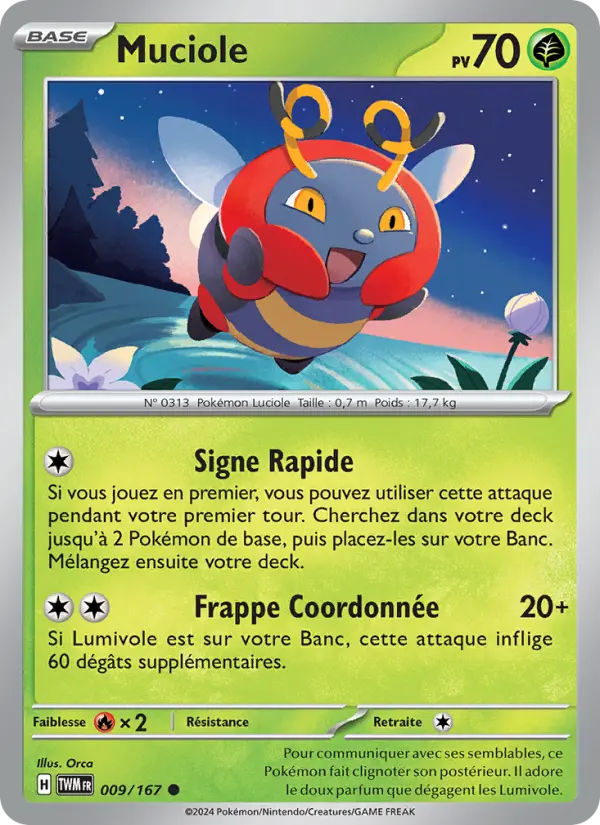 Muciole — carte 009 de l’extension Mascarade Crépusculaire
