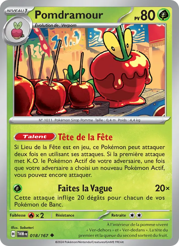 Pomdramour — carte 018 de l’extension Mascarade Crépusculaire