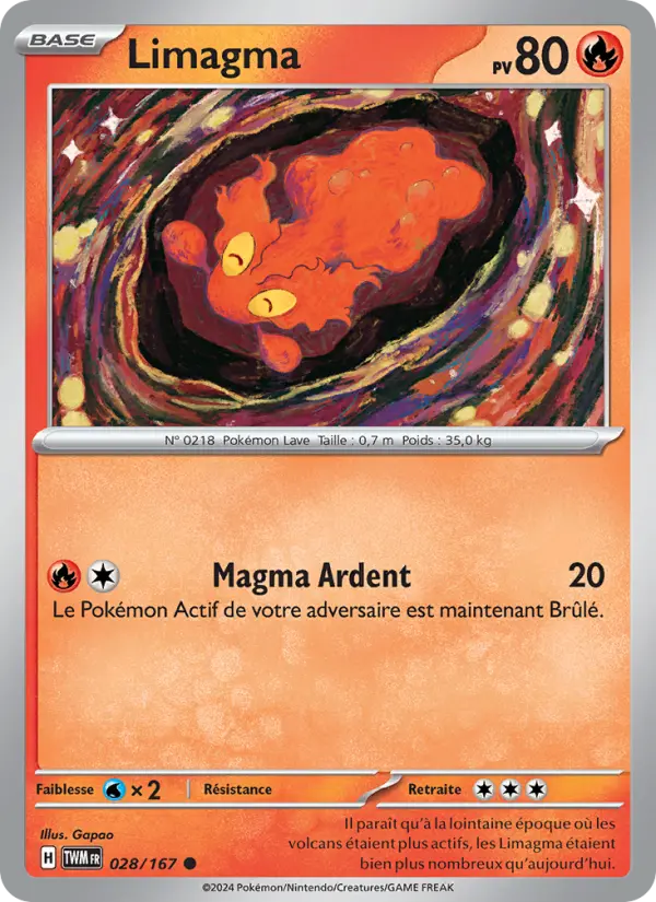 Limagma — carte 028 de l’extension Mascarade Crépusculaire