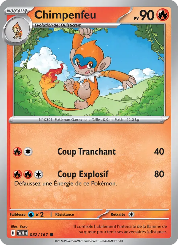 Chimpenfeu — carte 032 de l’extension Mascarade Crépusculaire